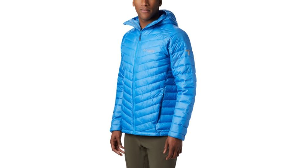 Columbia Snow Country Hooded Jacket - Mens, Azure Blue, Large, 1823141463-L
