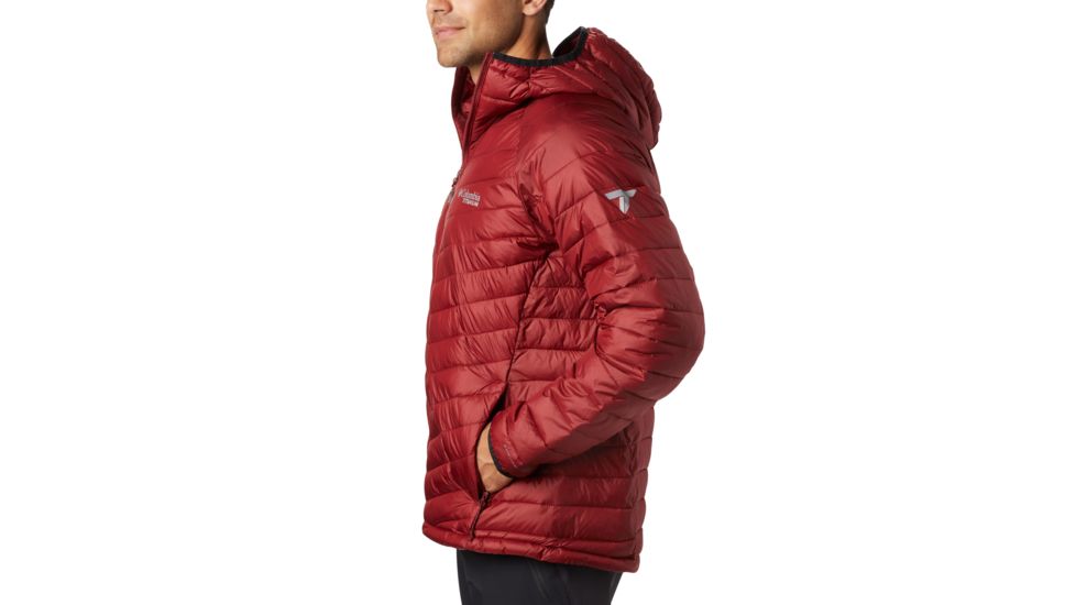 Columbia Snow Country Hooded Jacket - Mens, Red Jasper, Extra Large, 1823141664-XL