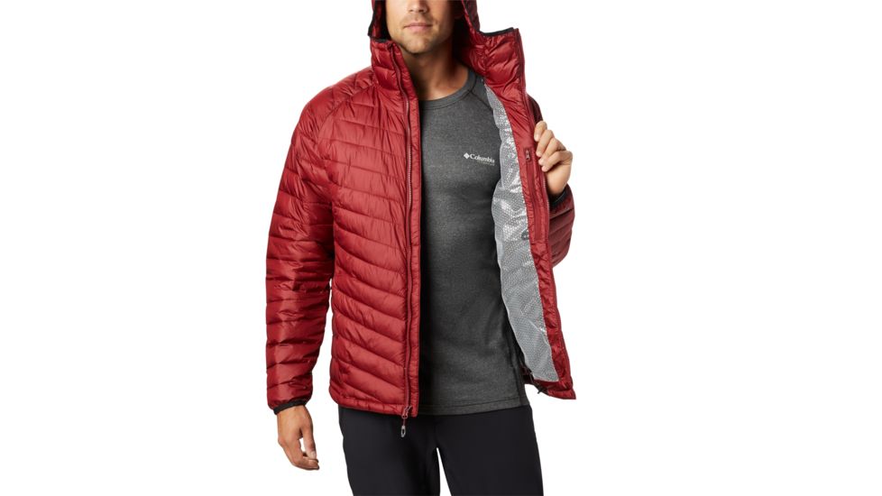 Columbia Snow Country Hooded Jacket - Mens, Red Jasper, Extra Large, 1823141664-XL