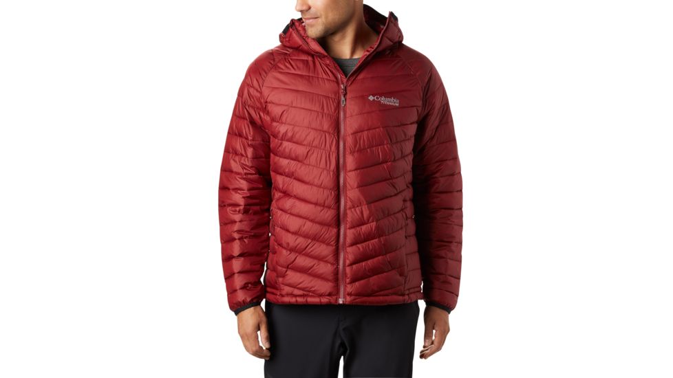 Columbia Snow Country Hooded Jacket - Mens, Red Jasper, Extra Large, 1823141664-XL