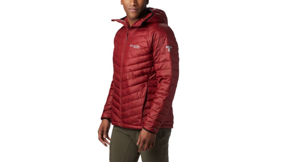 Columbia Snow Country Hooded Jacket - Mens, Red Jasper, Extra Large, 1823141664-XL