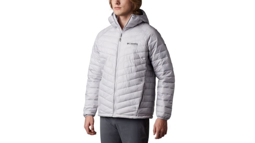 Columbia Snow Country Hooded Jacket - Mens, Slate Grey, Small, 1823141099-S