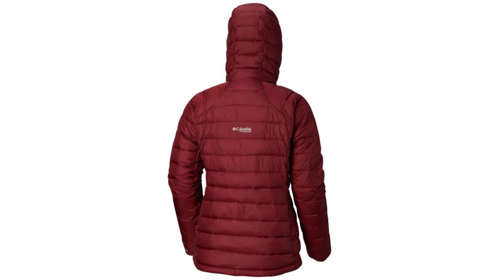 Columbia Snow Country Hooded Jacket, Rich Wine, XL - Womens, 1823071624-XL