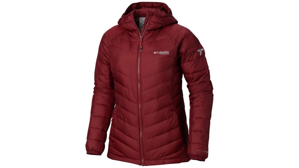 Columbia Snow Country Hooded Jacket, Rich Wine, XL - Womens, 1823071624-XL
