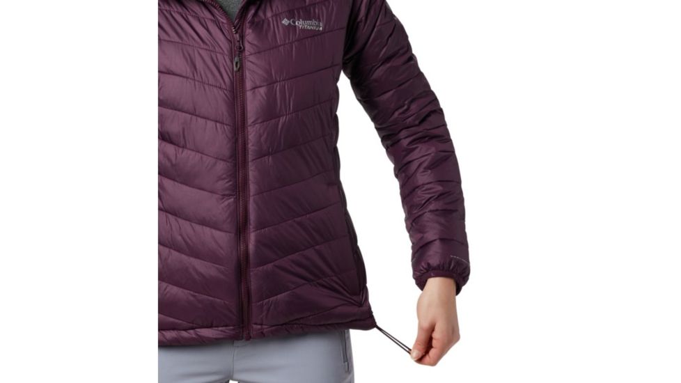 Columbia Snow Country Hooded Jacket - Womens, Black Cherry, Extra Small, 1823071522-XS