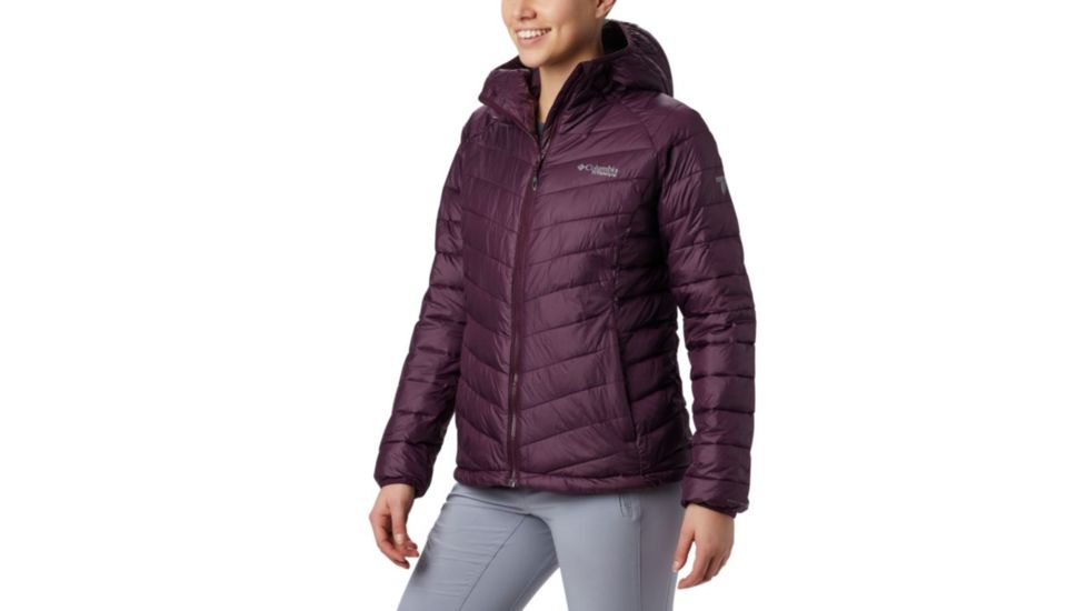 Columbia Snow Country Hooded Jacket - Womens, Black Cherry, Extra Small, 1823071522-XS