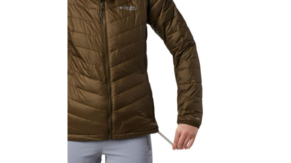 Columbia Snow Country Hooded Jacket - Womens, Olive Green, Medium, 1823071319-M