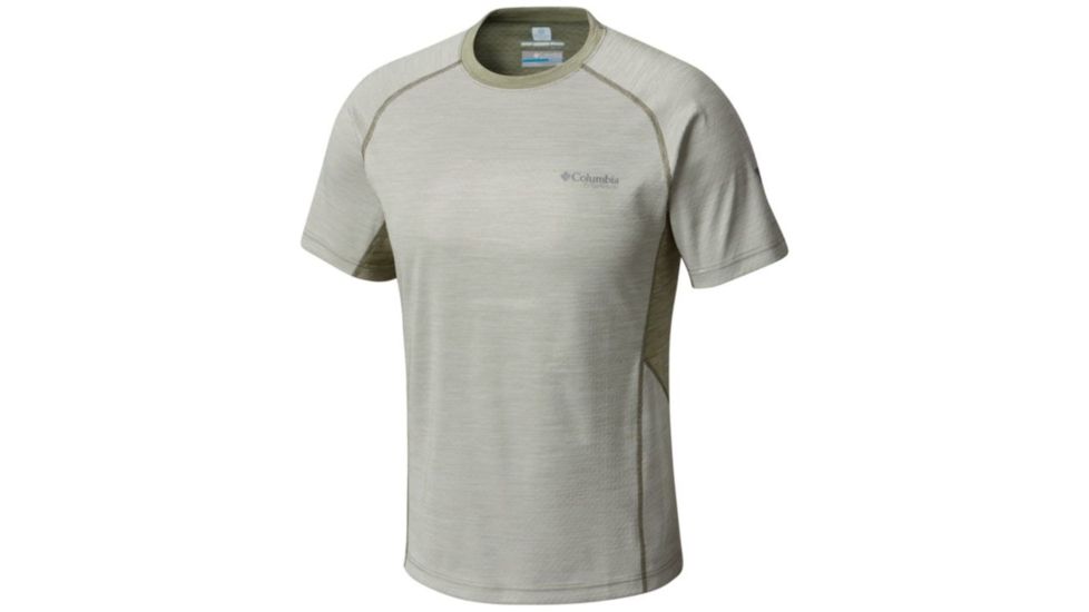 Columbia Solar Ice Short Sleeve Shirt - Mens, Mosstone, M 1786341302M