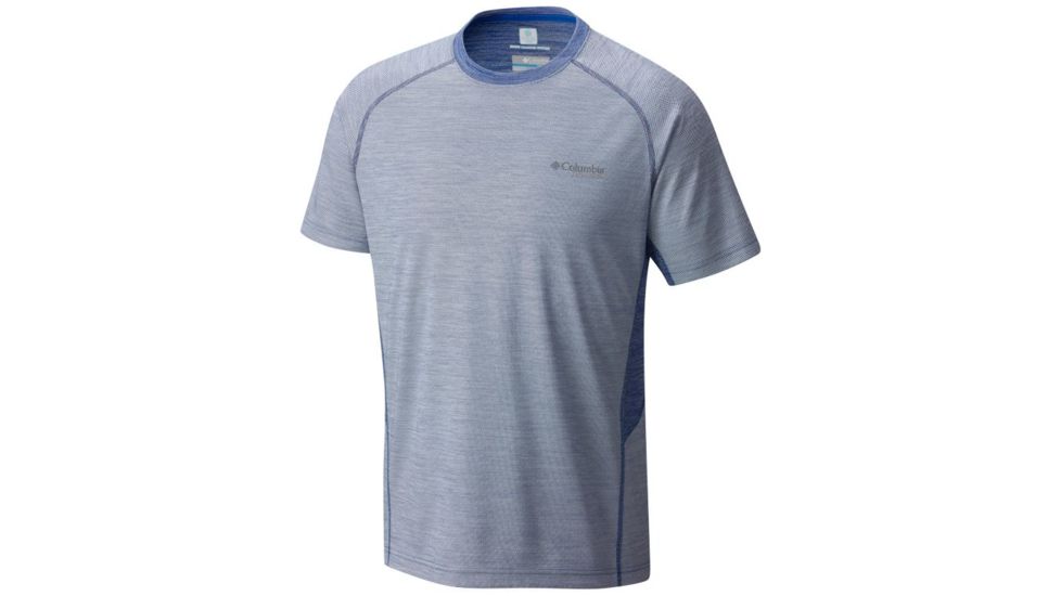 Columbia Solar Ice Short Sleeve Shirt - Mens, Azul, M 1786341437M