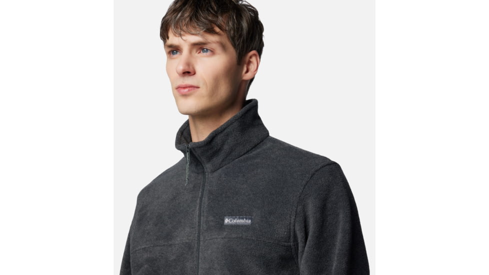 Columbia Steens Mountain 2.0 Full Zip Fleece Jacket - Mens, Charcoal Heather, Small, 1476671048-048-S