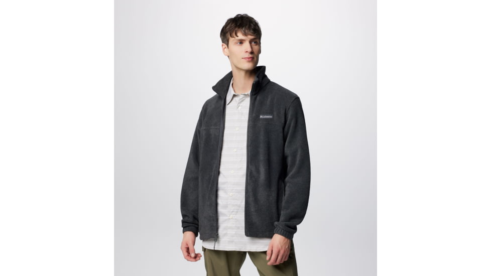 Columbia Steens Mountain 2.0 Full Zip Fleece Jacket - Mens, Charcoal Heather, Small, 1476671048-048-S