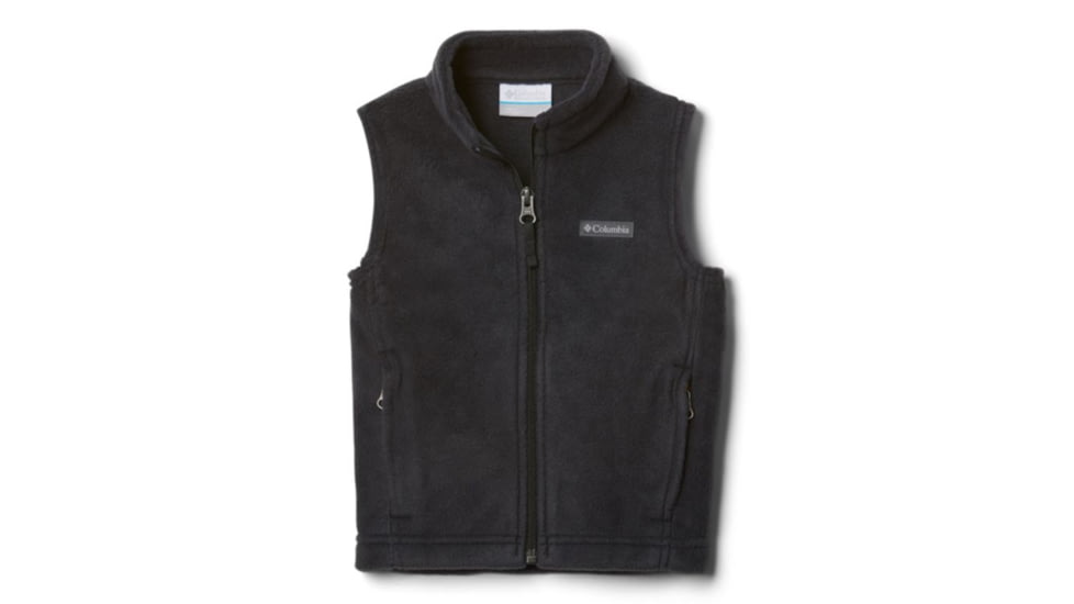 Columbia Steens Mt Fleece Vest, Black, 4T - Boys, 1620803010-4T