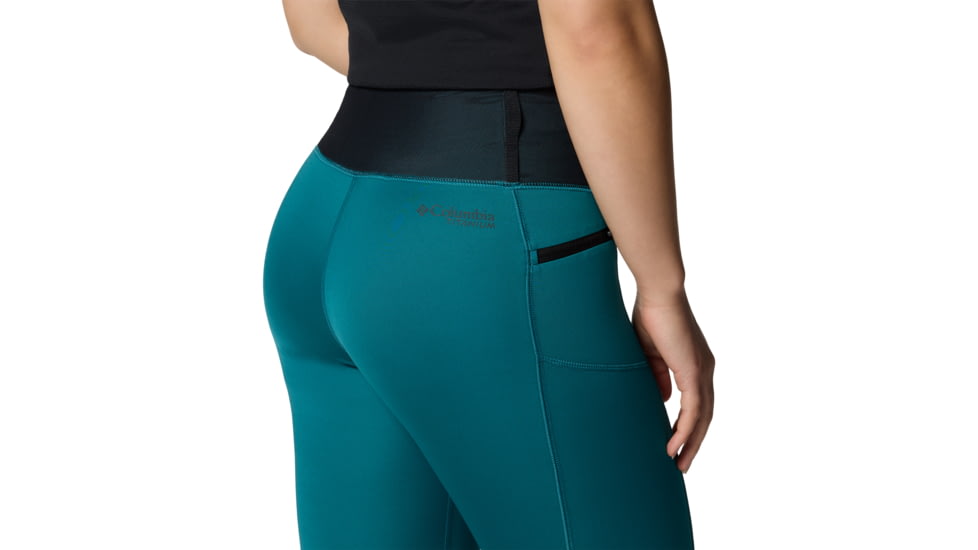 Columbia Summit Valley Legging - Womens, River Blue/Black, L, 2118021-364-L-R