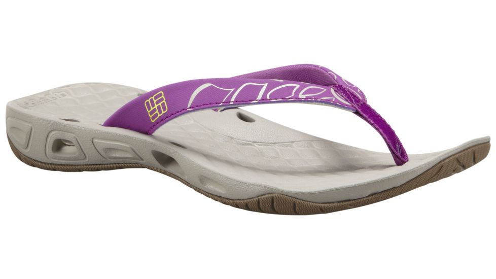 Columbia Sunbreeze Vent Flip Sandal - Women's-Razzle/Zour-Medium-11