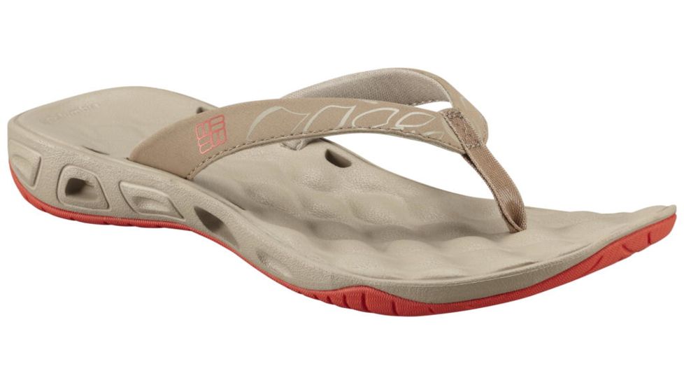 Columbia Sunbreeze Vent Flip Sandal - Women's-Fossil/Corange-Medium-12 US