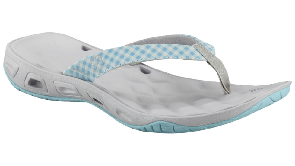 Columbia Suntech Vent Flip PFG Sandal - Women's-Blue/Grey-Medium-8 US