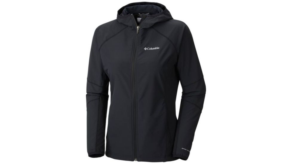 Columbia SWEET AS Softshell Hoodie - Women's-Black-X-Large
