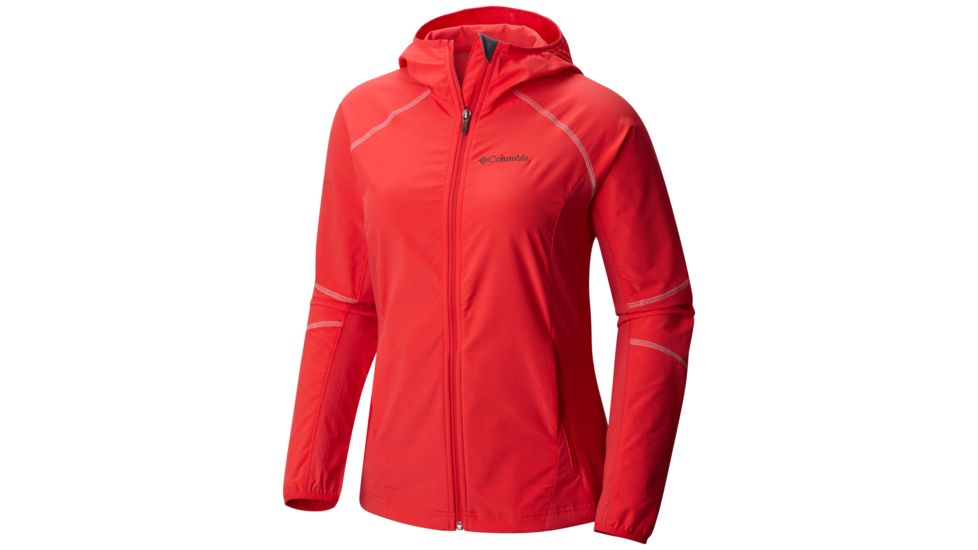 Columbia SWEET AS Softshell Hoodie - Women's-Red Camellia-Medium