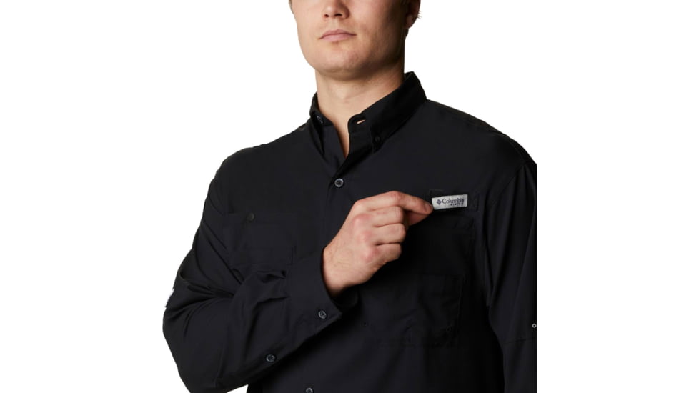 Columbia Tamiami II Long Sleeve Shirt - Men's, Black, Extra Small, 1286061010BlackXS