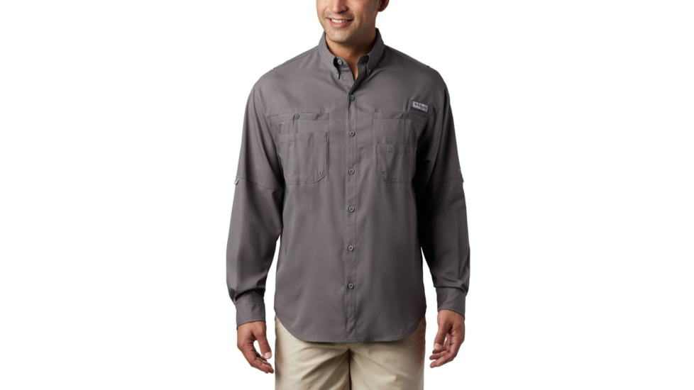 Columbia Tamiami II Long Sleeve Shirt - Mens, City Grey, Medium, 1286061023City GreyM