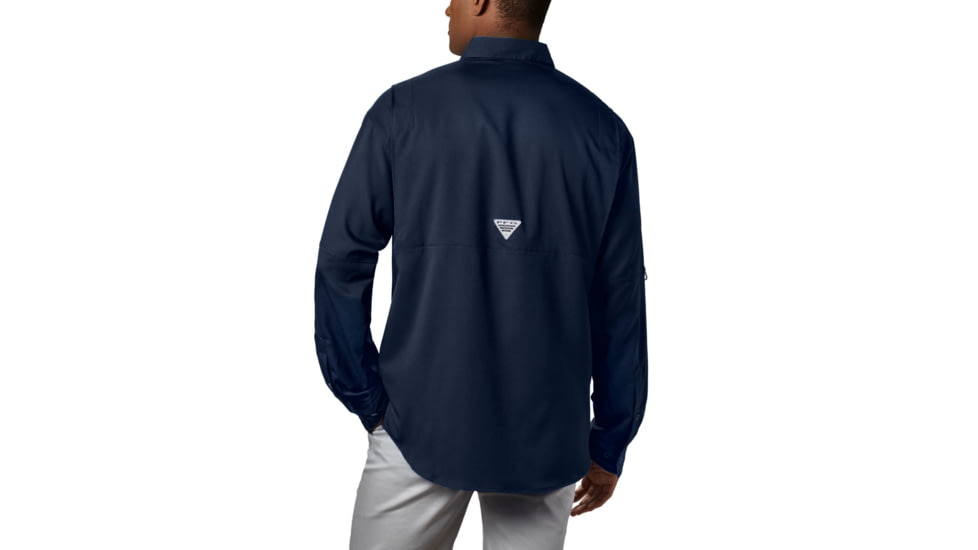 Columbia Tamiami II Long Sleeve Shirt - Mens, Collegiate Navy, Extra Small, 128606-464-XS