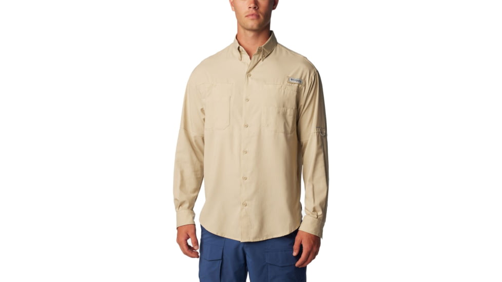 Columbia Tamiami II Long Sleeve Shirt - Mens, Fossil, Medium, 1286061160FossilM