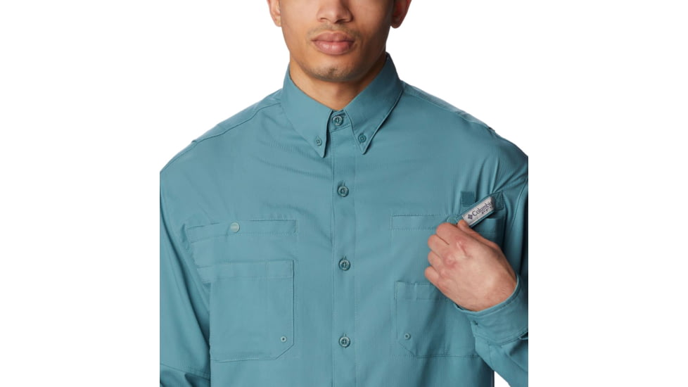 Columbia Tamiami II Long Sleeve Shirt - Mens, Tranquil Teal, Extra Large, 1286061329TrqlTlXL