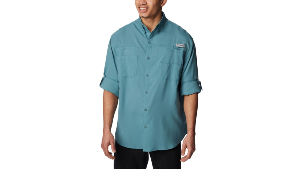 Columbia Tamiami II Long Sleeve Shirt - Mens, Tranquil Teal, Extra Large, 1286061329TrqlTlXL