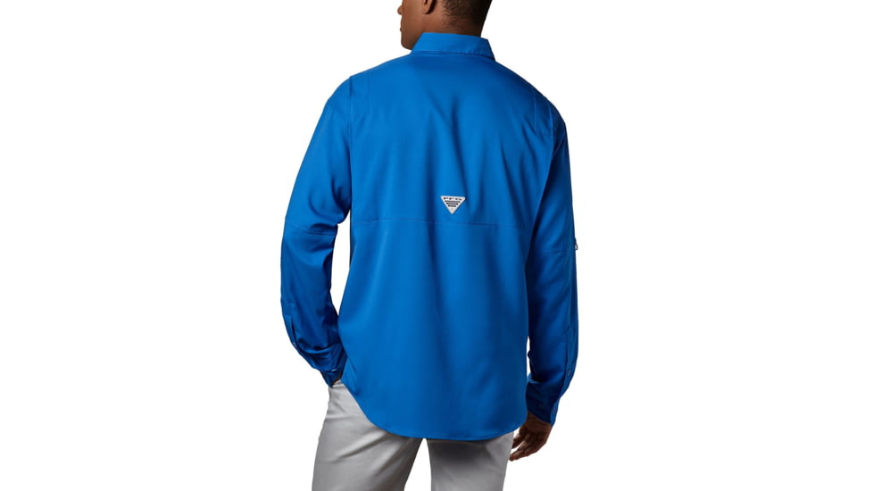 Columbia Tamiami II Long Sleeve Shirt - Mens, Vivid Blue, 5X, 128606-487-5X