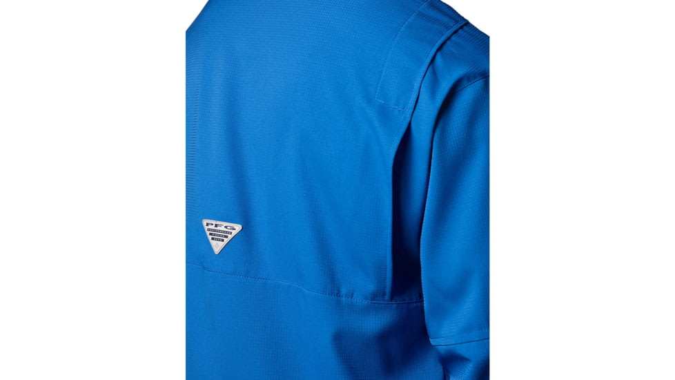Columbia Tamiami II Long Sleeve Shirt - Mens, Vivid Blue, 5X, 128606-487-5X