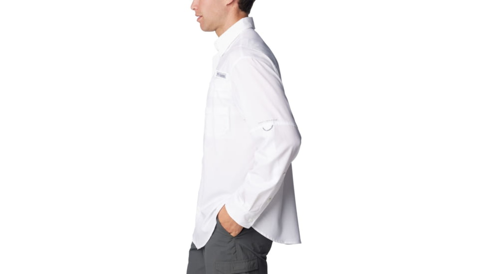 Columbia Tamiami II Long Sleeve Shirt - Mens, White, Extra Small, 128606-100-XS