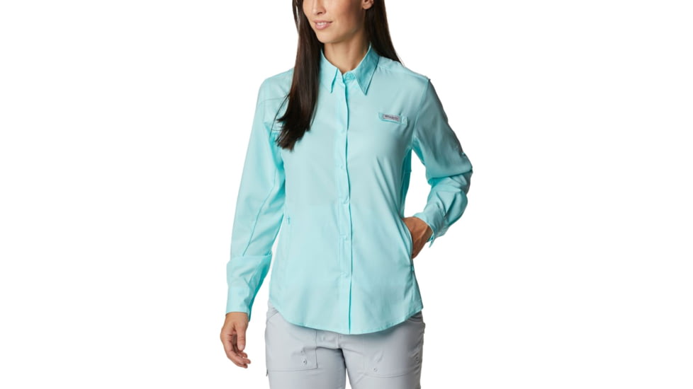 Columbia Tamiami II Long Sleeve Shirt - Womens, Gulf Stream, Small, 1275701448Gulf StreamS