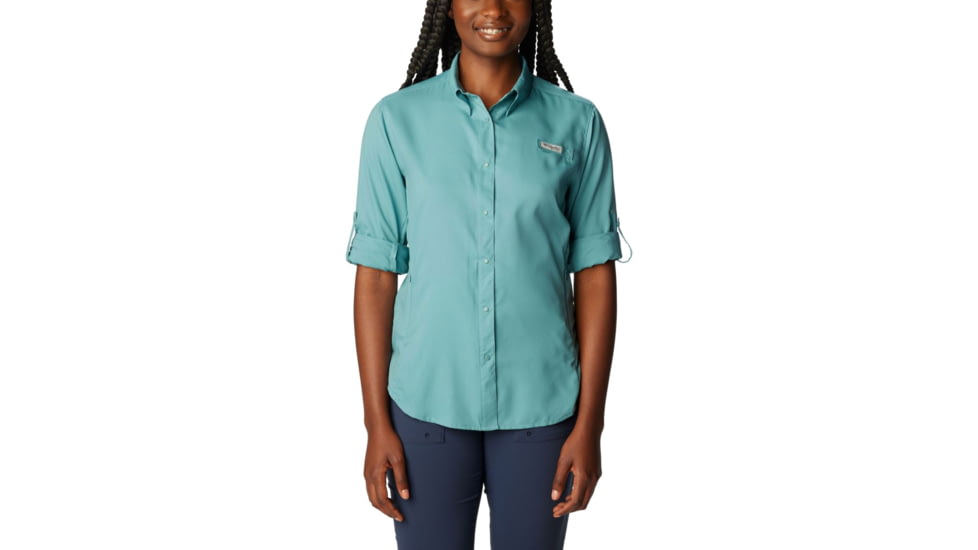 Columbia Tamiami II Long Sleeve Shirt - Womens, Tranquil Teal, Medium, 1275701329Tranquil TealM