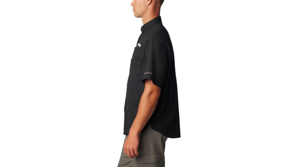 Columbia Tamiami II SS Shirt, Black, Extra Small - Mens, 1287051010-XS