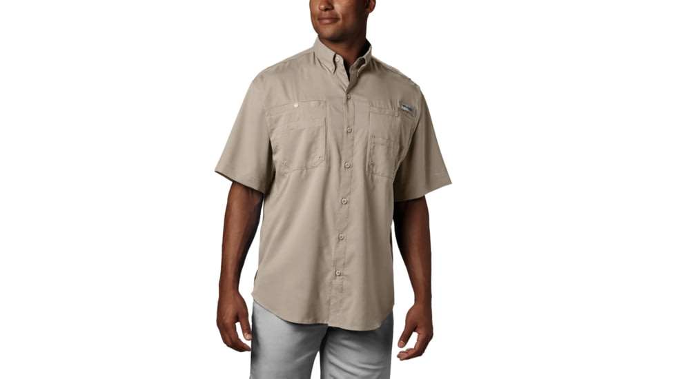 Columbia Tamiami II Short Sleeve Shirt - Men's, Fossil, Extra Small, 1287051160FossilXS