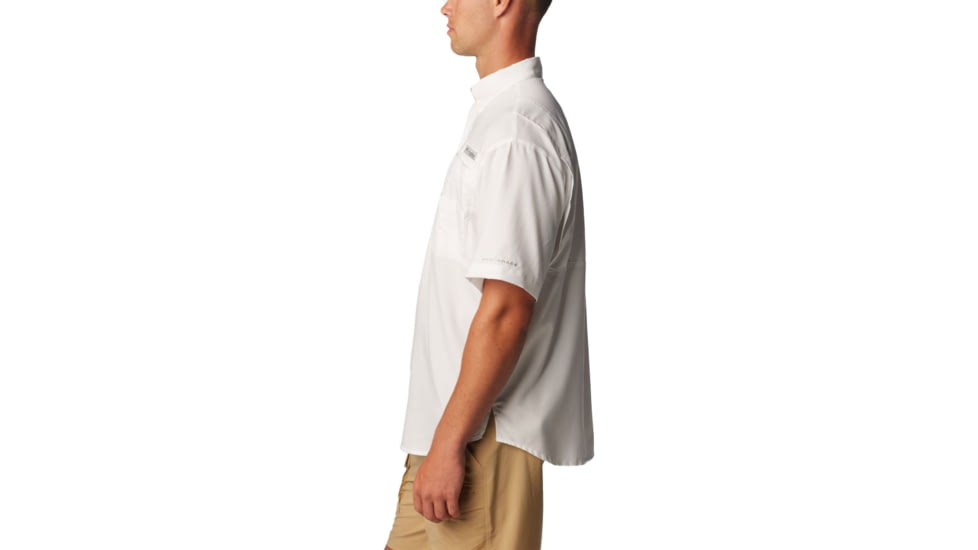 Columbia Tamiami II SS Shirt, White, Extra Small - Mens, 1287051100-XS