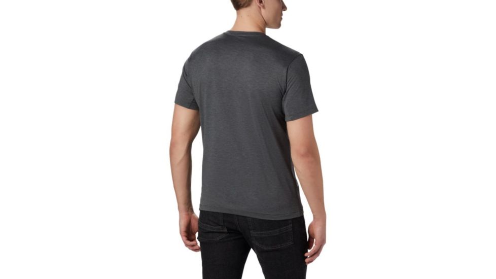 Columbia Tech Trail II V-Neck Shirt - Mens, Shark, Large, 1838521011-L