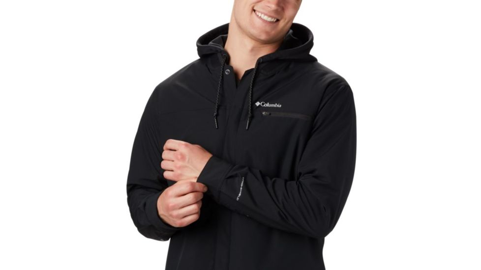 Columbia Tech Trail Shirt Jacket Interchange - Mens, Black, Black Liner, Small, 1867111010-S