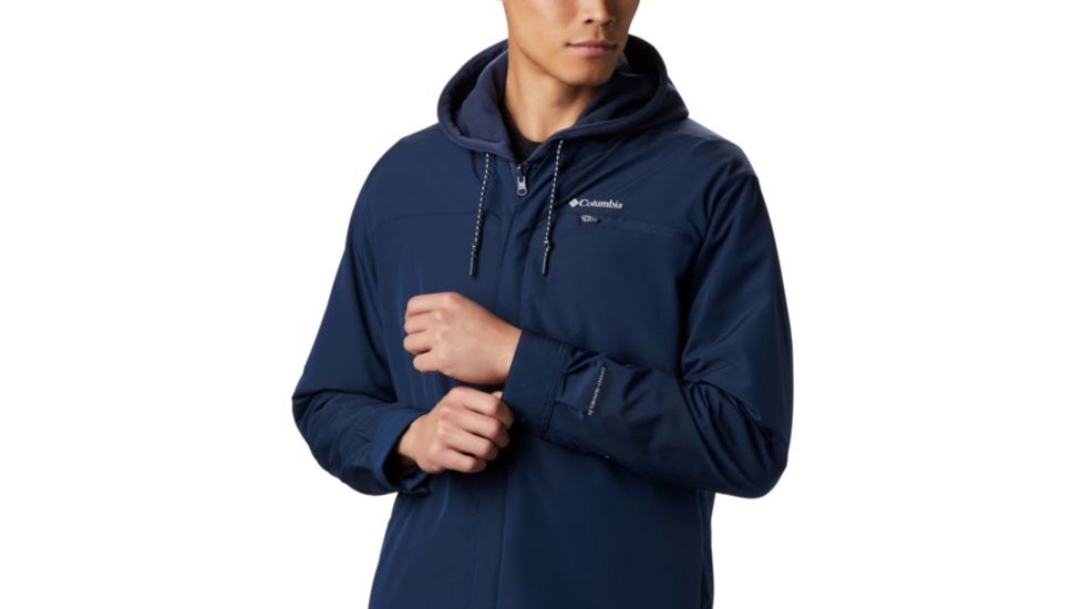Columbia Tech Trail Shirt Jacket Interchange - Mens, Collegiate Navy, Collegiate Navy Liner, Extra Large, 1867111464-XL