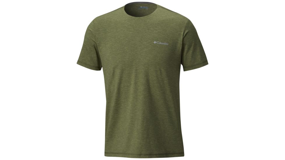 Columbia Tech Trail Short Sleeve Crew - Mens, Mosstone, S, 1803741302S