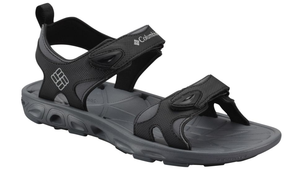 Columbia Techsun Vent Sandal - Men's-Black/Grey-Medium-11 US
