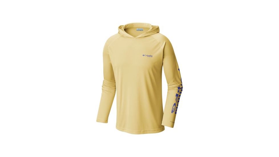 Columbia Terminal Tackle Hoodie - Mens, Sunlit/Purple Lotus Logo, Medium, 1536171707-M