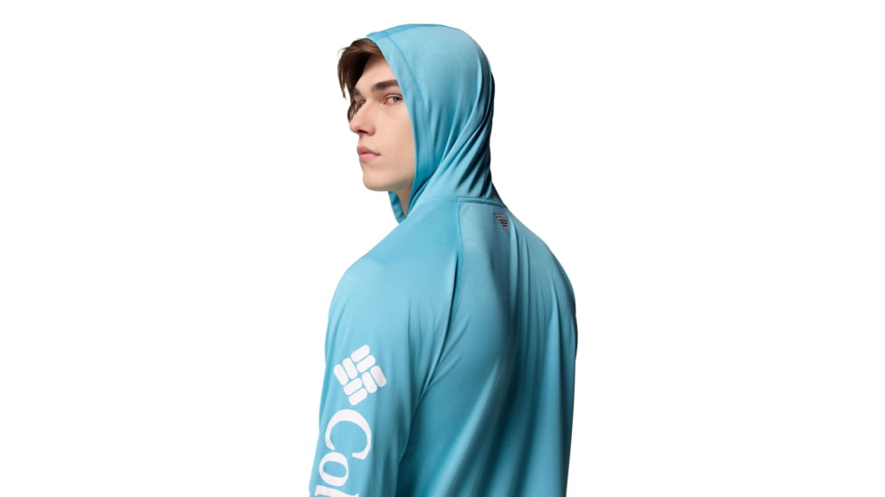 Columbia Terminal Tackle Hoodie - Mens, Vintage Blue/White Logo, Medium, 1536171456-456-M