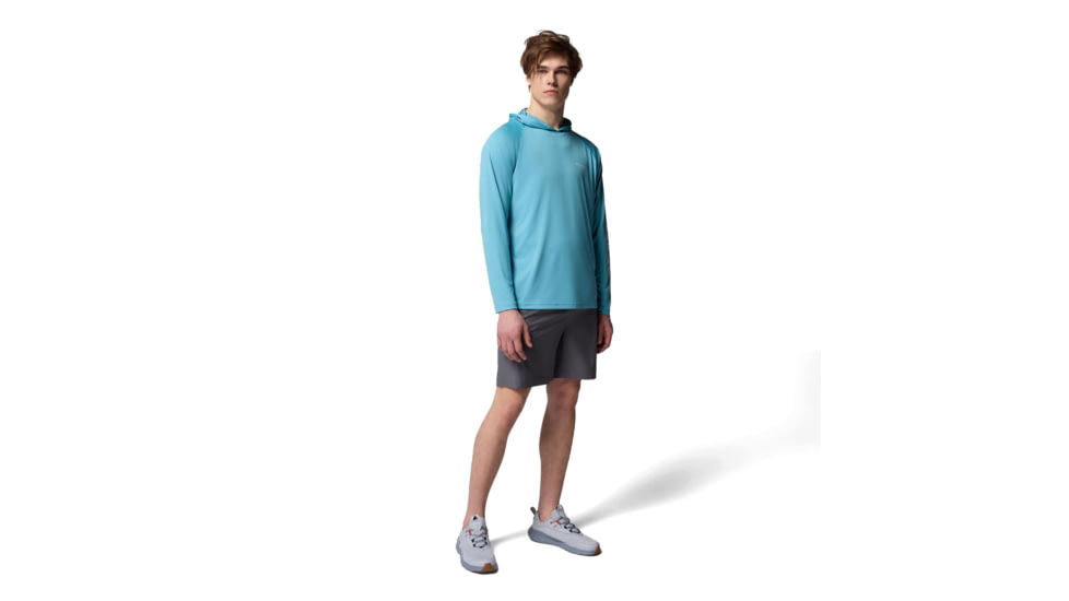 Columbia Terminal Tackle Hoodie - Mens, Vintage Blue/White Logo, Medium, 1536171456-456-M