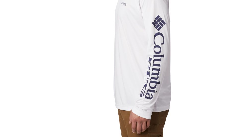 Columbia Terminal Tackle Hoodie - Mens, White, Nightshade Logo, 5XL, Long Inseam, 153617-100-5XT