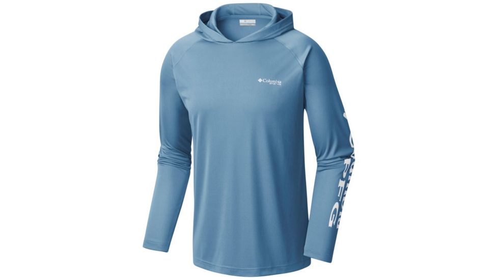 Columbia Terminal Tackle Hoodie - Men's, White Cap, White Logo, 2XL, Tall, 153617-451-2XT