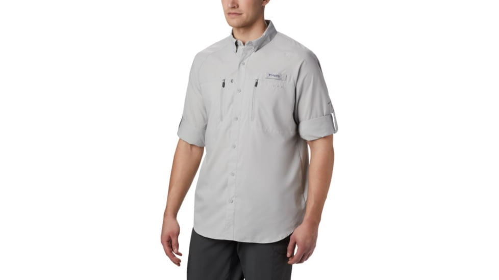Columbia Terminal Tackle Long Sleeve Woven Shirt - Mens, Cool Grey, Medium, 1831511019-M