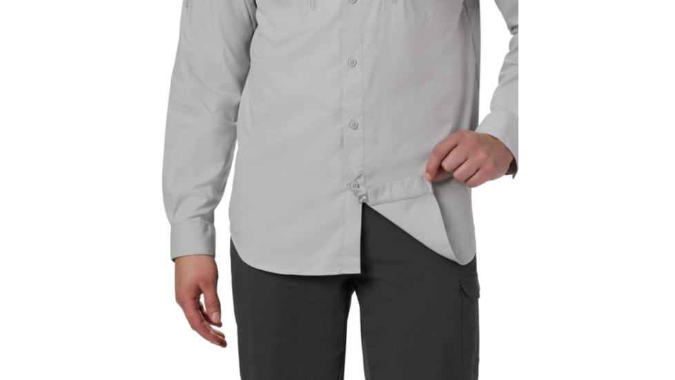 Columbia Terminal Tackle Long Sleeve Woven Shirt - Mens, Cool Grey, Medium, 1831511019-M