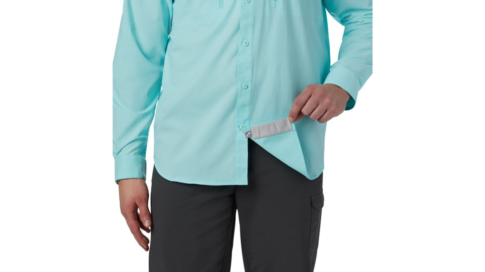 Columbia Terminal Tackle Long Sleeve Woven Shirt - Mens, Gulf Stream, Small, 183151-499-S