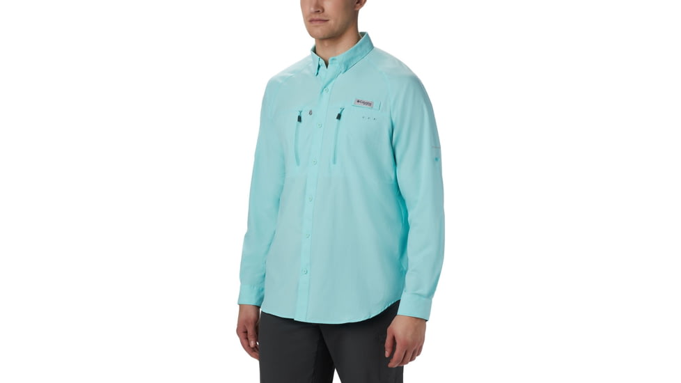 Columbia Terminal Tackle Long Sleeve Woven Shirt - Mens, Gulf Stream, Small, 183151-499-S